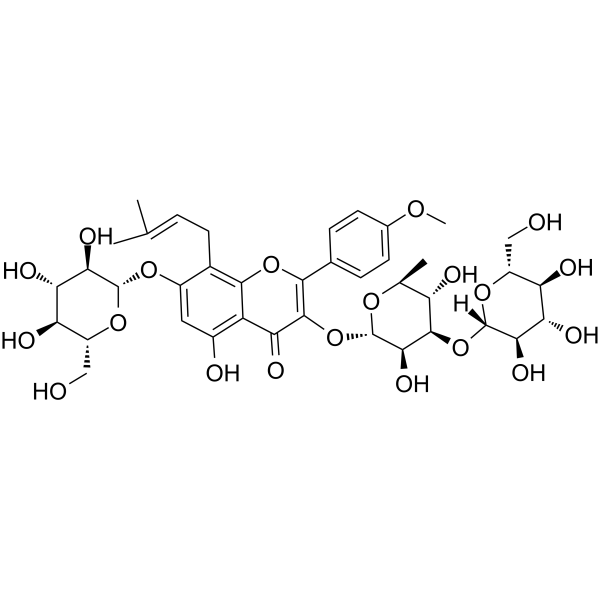Epimedin A1 Chemical Structure Epimedin A1 (Synonyms: 朝藿定A1; Hexandraside F)
