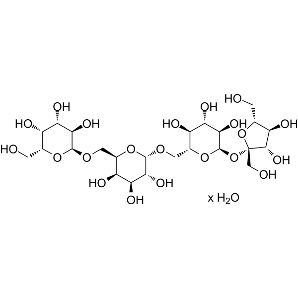 Stachyose hydrate Chemical Structure Stachyose hydrate (Synonyms: 水苏糖)