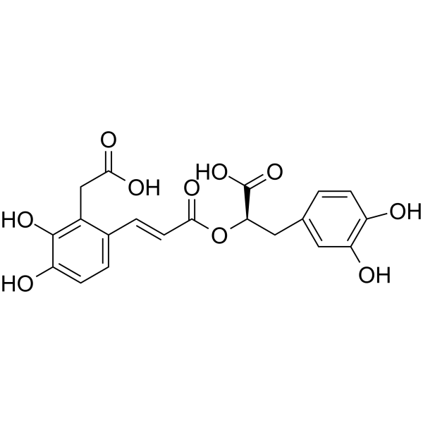 Salvianolic acid D Chemical Structure Salvianolic acid D (Synonyms: 丹酚酸 D)