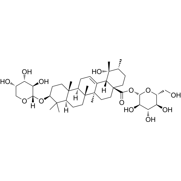 Ziyuglycoside I Chemical Structure Ziyuglycoside I (Synonyms: 地榆皂苷I)