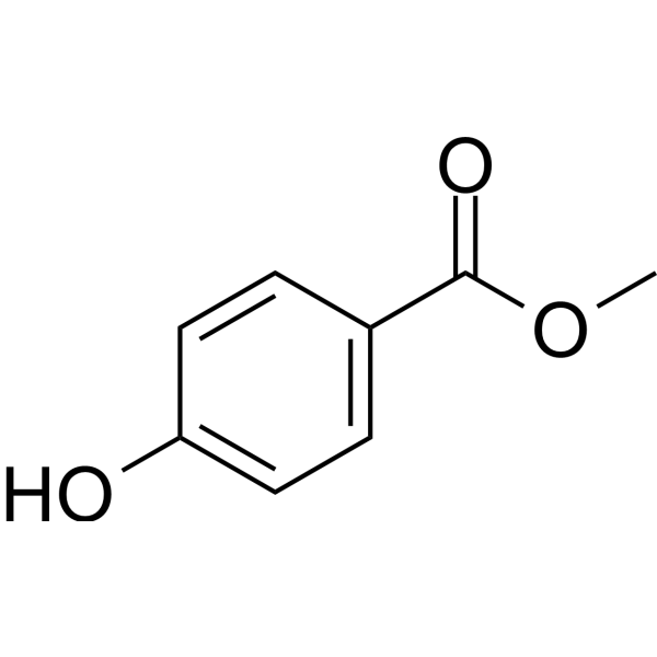 Methyl paraben Chemical Structure Methyl paraben (Synonyms: 尼泊金甲酯; Methyl 4-hydroxybenzoate)