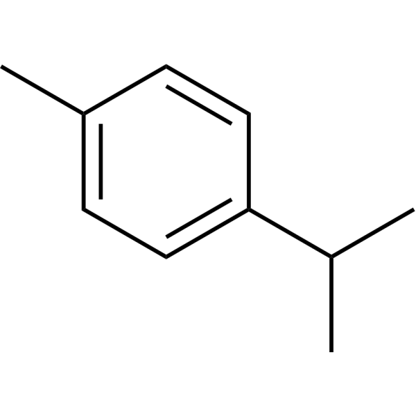 p-Cymene Chemical Structure p-Cymene (Synonyms: 4-异丙基甲苯)