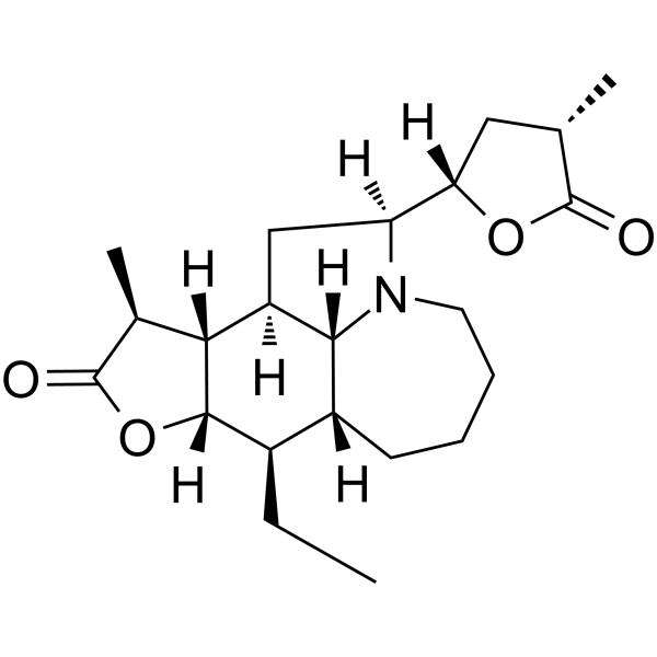 Tuberostemonine Chemical Structure Tuberostemonine (Synonyms: 对叶百部碱)