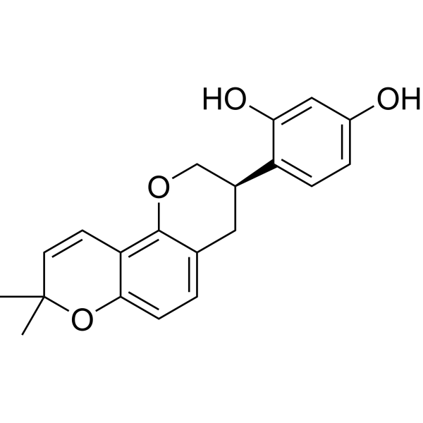 Glabridin (Standard) Chemical Structure Glabridin (Standard) (Synonyms: 光甘草定(标准品))