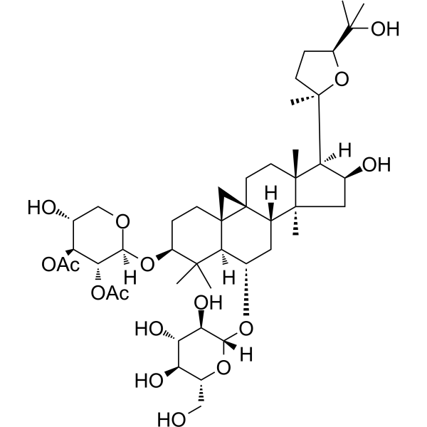 Astragaloside I Chemical Structure Astragaloside I (Synonyms: Astrasieversianin IV; Cyclosieversioside B)