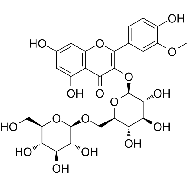 Isorhamnetin 3-gentiobioside Chemical Structure Isorhamnetin 3-gentiobioside