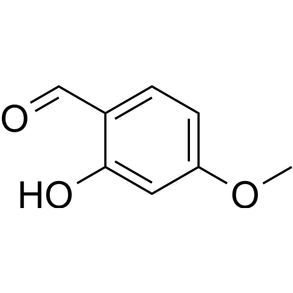 2-Hydroxy-4-methoxybenzaldehyde Chemical Structure 2-Hydroxy-4-methoxybenzaldehyde (Synonyms: 2-羟基-4-甲氧基苯甲醛)