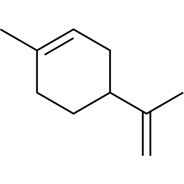 Limonene Chemical Structure Limonene (Synonyms: 柠檬烯; 柠烯)