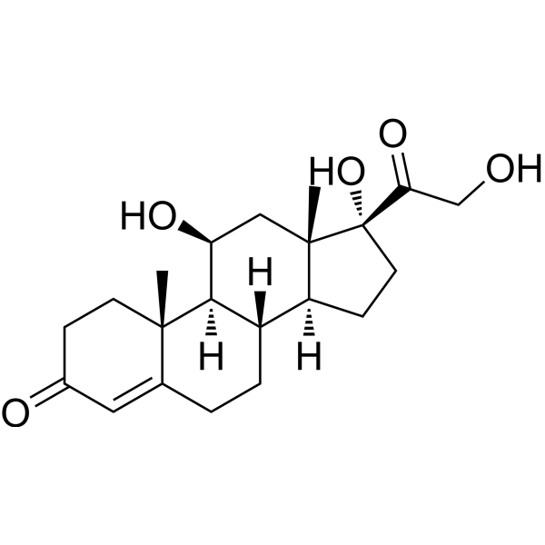 Hydrocortisone (Standard)                                          (Synonyms: 氢化可的松（标准品）; Cortisol (Standard))