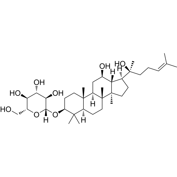 Ginsenoside Rh2 (Standard)                                          (Synonyms: 20(S)-Ginsenoside Rh2(Standard);  20(S)-Rh2(Standard);  Ginsenoside-Rh2 (Standard))