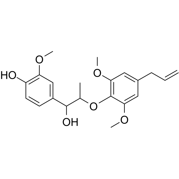 (Rac)-Myrislignan Chemical Structure (Rac)-Myrislignan