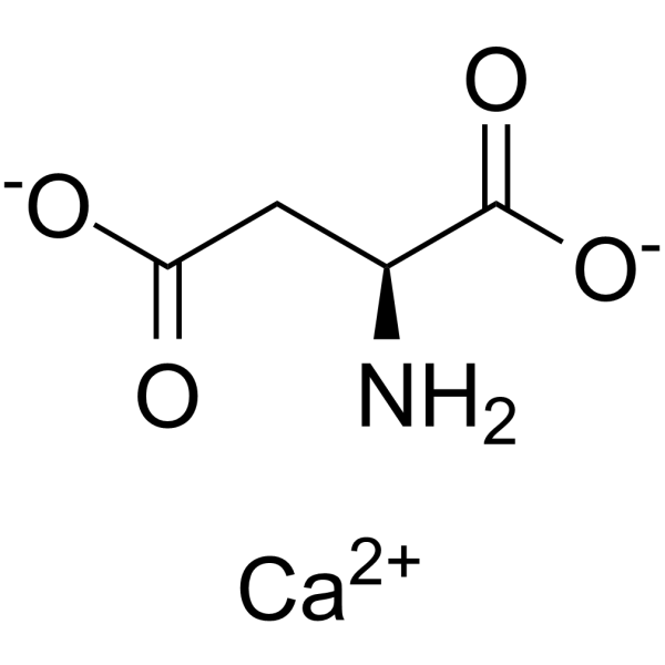 Aspartic acid calcium Chemical Structure Aspartic acid calcium (Synonyms: 天冬氨酸钙; Calcium L-aspartate)