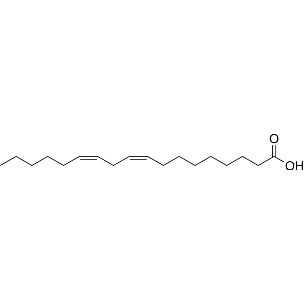 Linoleic acid (Standard) Chemical Structure Linoleic acid (Standard) (Synonyms: 亚油酸(标准品))