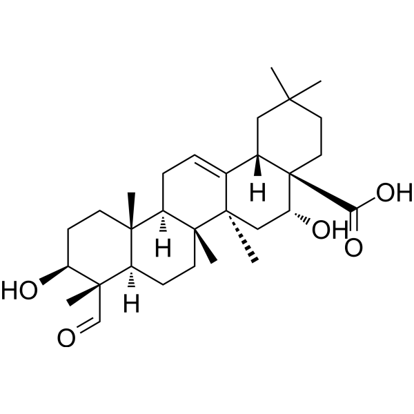 Quillaic acid Chemical Structure Quillaic acid (Synonyms: 皂树皮提取物; Quillaja sapogenin)