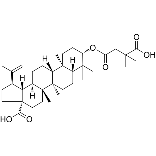 Bevirimat Chemical Structure Bevirimat (Synonyms: 贝韦立马; PA-457; MPC-4326; YK FH312)