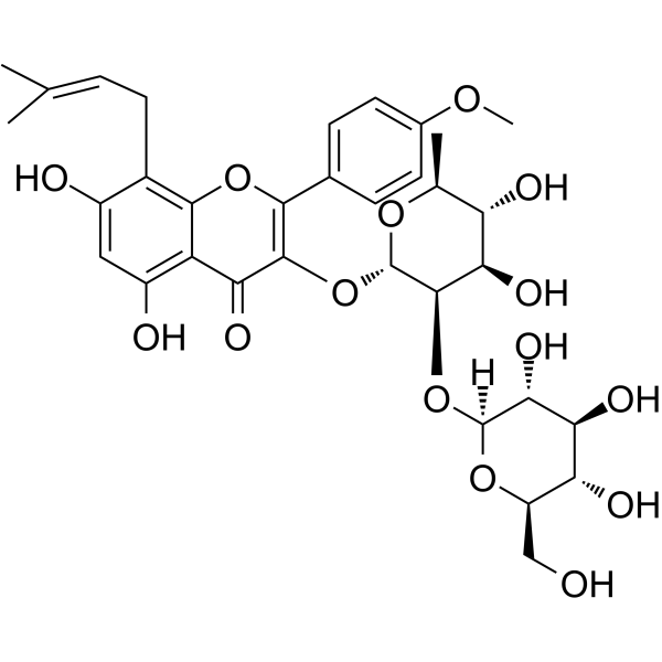 Sagittatoside A Chemical Structure Sagittatoside A (Synonyms: Icariin-A)