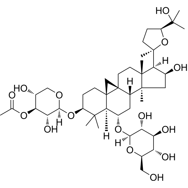 Isoastragaloside II Chemical Structure Isoastragaloside II (Synonyms: Astrasieversianin-VII)