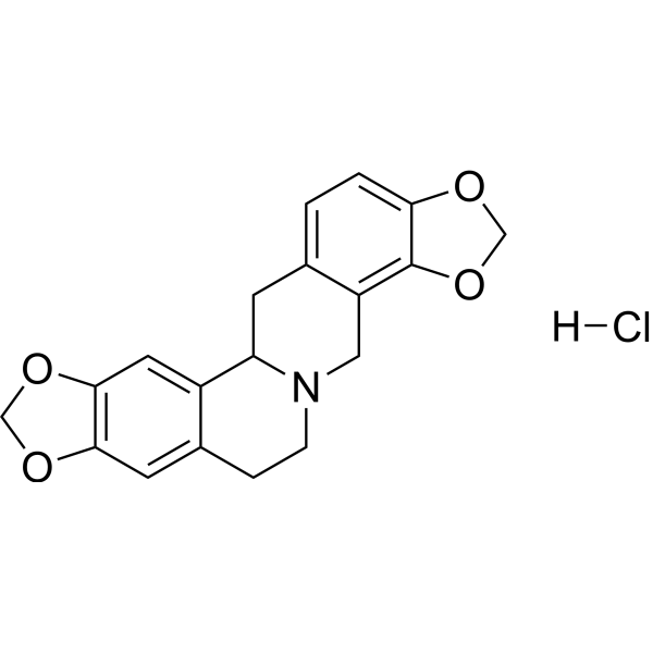 (±)-Stylopine hydrochloride Chemical Structure (±)-Stylopine hydrochloride (Synonyms: Tetrahydrocoptisine hydrochloride)