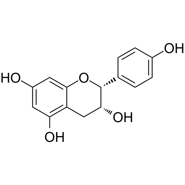 (-)-Epiafzelechin Chemical Structure (-)-Epiafzelechin (Synonyms: 表阿夫儿茶精)