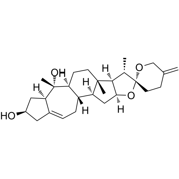 Bufospirostenin A Chemical Structure Bufospirostenin A