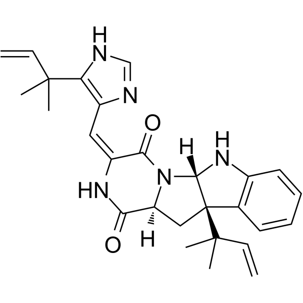 Roquefortine E Chemical Structure Roquefortine E
