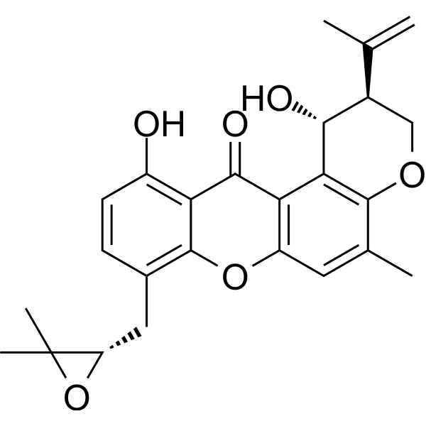 Tajixanthone Chemical Structure Tajixanthone