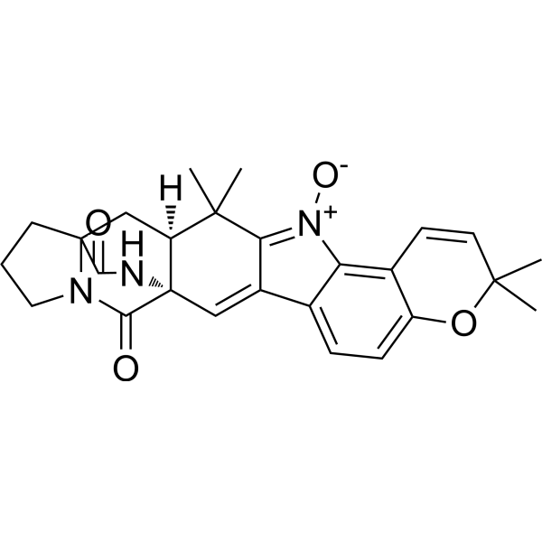 Avrainvillamide Chemical Structure Avrainvillamide (Synonyms: (+)-Avrainvillamide; CJ-17,665)