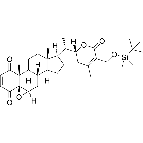 27-TBDMS-4-Dehydrowithaferin A Chemical Structure 27-TBDMS-4-Dehydrowithaferin A