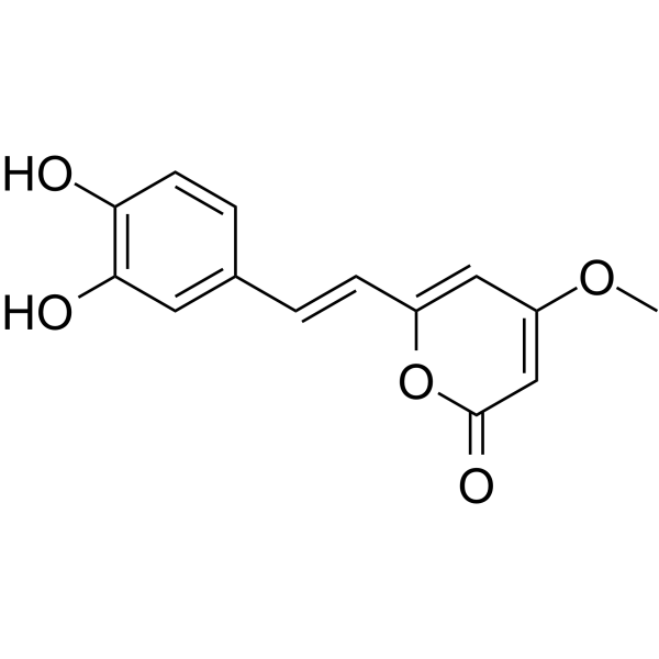 4,12-Dimethoxy-6-(7,8-dihydroxy-7,8-dihydrostyryl)-2-pyrone Chemical Structure 4,12-Dimethoxy-6-(7,8-dihydroxy-7,8-dihydrostyryl)-2-pyrone