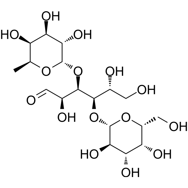 3-Fucosyllactose Chemical Structure 3-Fucosyllactose (Synonyms: 3-Fucosyl-D-lactose)