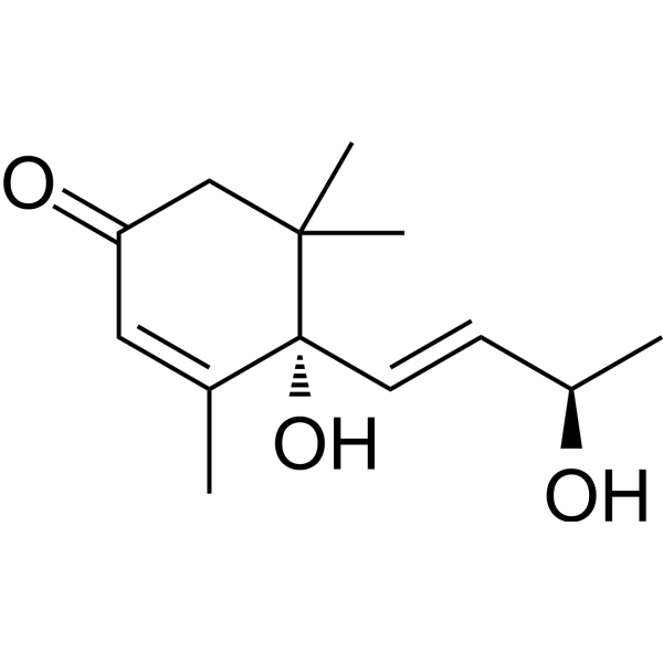 Vomifoliol Chemical Structure Vomifoliol