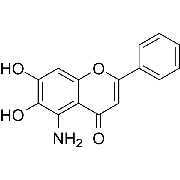 5-NH2-Baicalein Chemical Structure 5-NH2-Baicalein