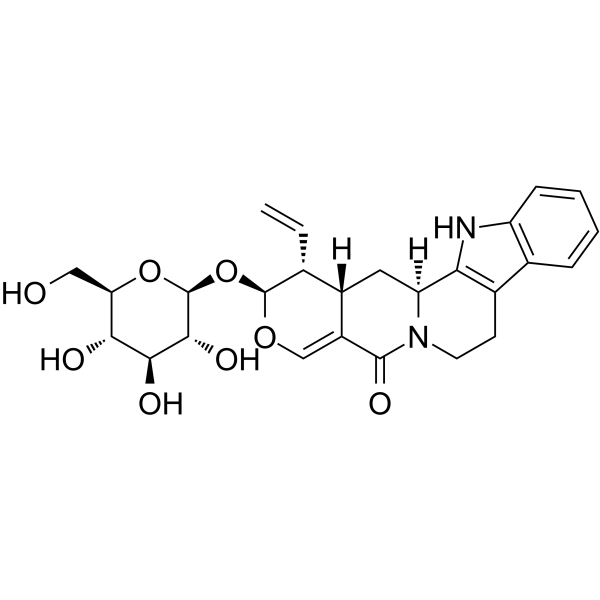 Strictosamide Chemical Structure Strictosamide