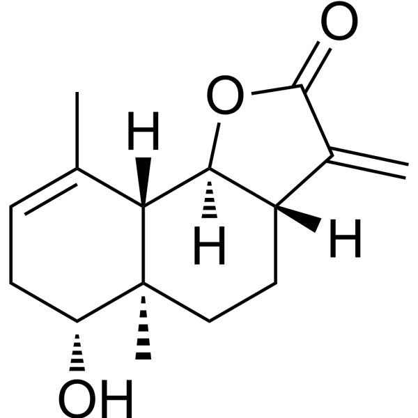 Santamarine Chemical Structure Santamarine (Synonyms: Santamarin; Balchanin)