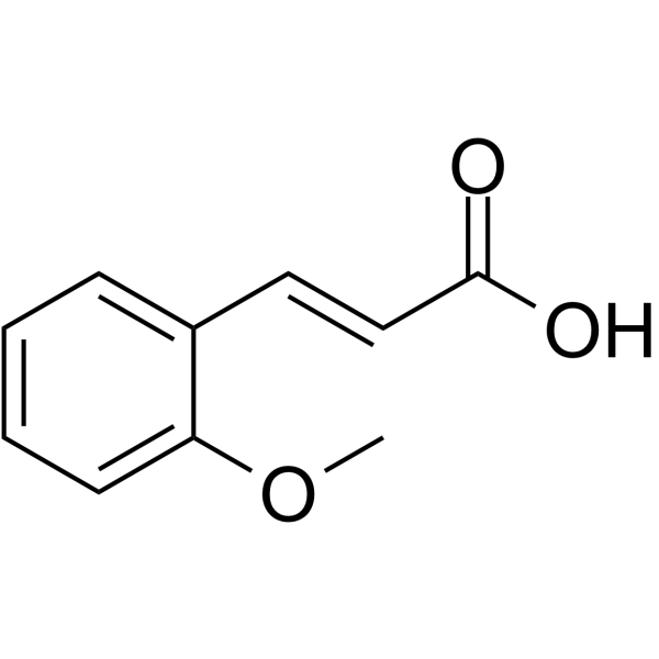 2-Methoxycinnamic acid Chemical Structure 2-Methoxycinnamic acid (Synonyms: 2-甲氧基肉桂酸)