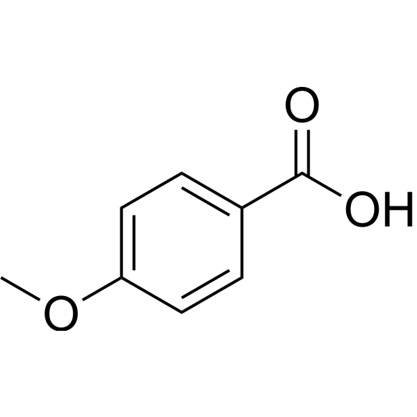 p-Anisic acid (Standard) Chemical Structure p-Anisic acid (Standard) (Synonyms: 4-Methoxybenzoic acid (Standard); Draconic acid (Standard))