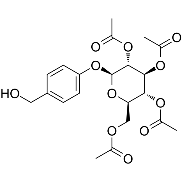 Acetagastrodin Chemical Structure Acetagastrodin (Synonyms: 乙酰天麻素)
