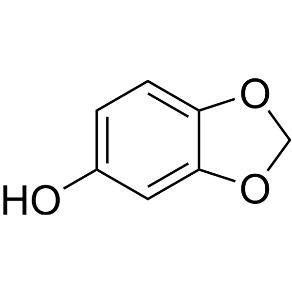 Sesamol Chemical Structure Sesamol (Synonyms: 芝麻酚)