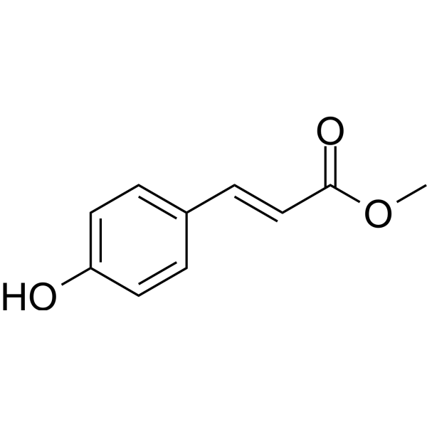 Methyl p-coumarate Chemical Structure Methyl p-coumarate (Synonyms: 4-羟基肉桂酸甲酯; Methyl 4-hydroxycinnamate)