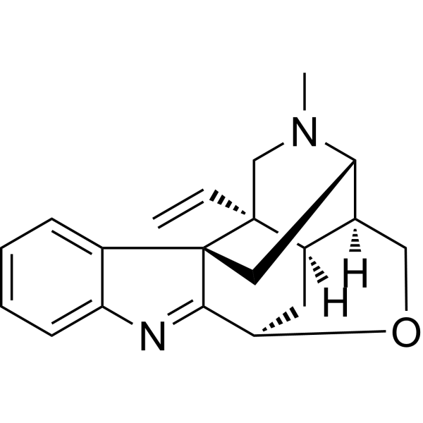 Koumine Chemical Structure Koumine (Synonyms: 钩吻素子)
