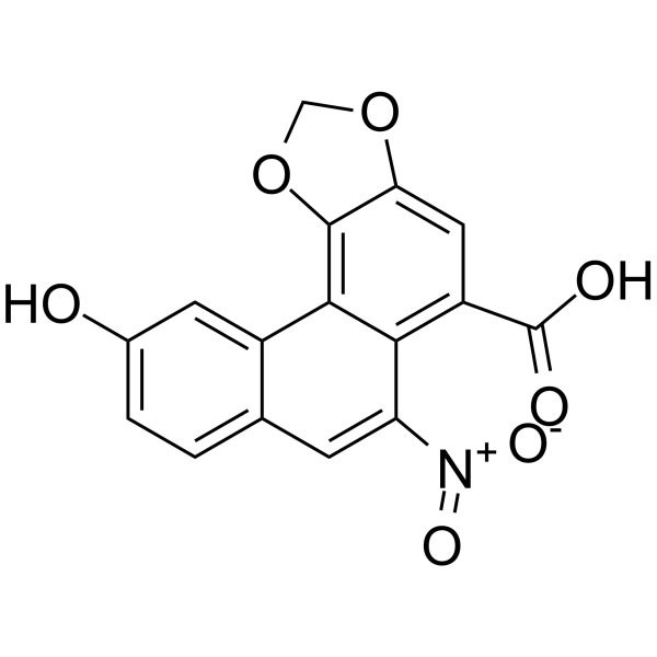 Aristolochic acid C Chemical Structure Aristolochic acid C (Synonyms: 马兜铃酸 C)