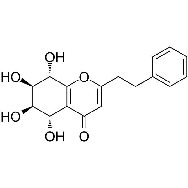Agarotetrol Chemical Structure Agarotetrol (Synonyms: 沉香四醇)