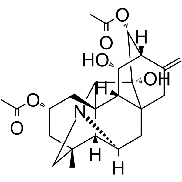 Guanfu base A Chemical Structure Guanfu base A