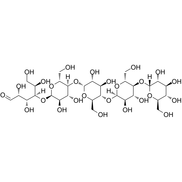 Maltopentaose Chemical Structure Maltopentaose (Synonyms: 麦芽五糖; Maltopentose)