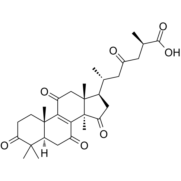 Ganoderic acid E Chemical Structure Ganoderic acid E