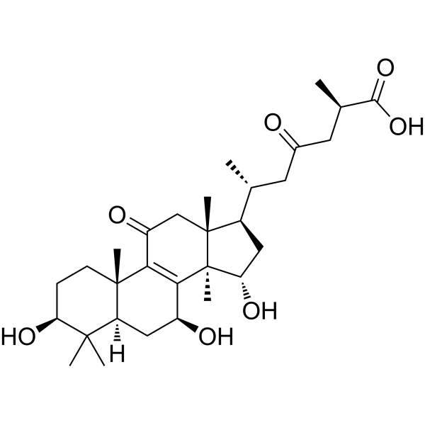 Ganoderic acid C2 Chemical Structure Ganoderic acid C2 (Synonyms: 灵芝酸C2)