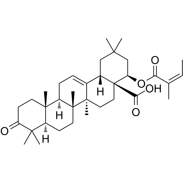 Rehmannic acid Chemical Structure Rehmannic acid (Synonyms: Lantadene A)