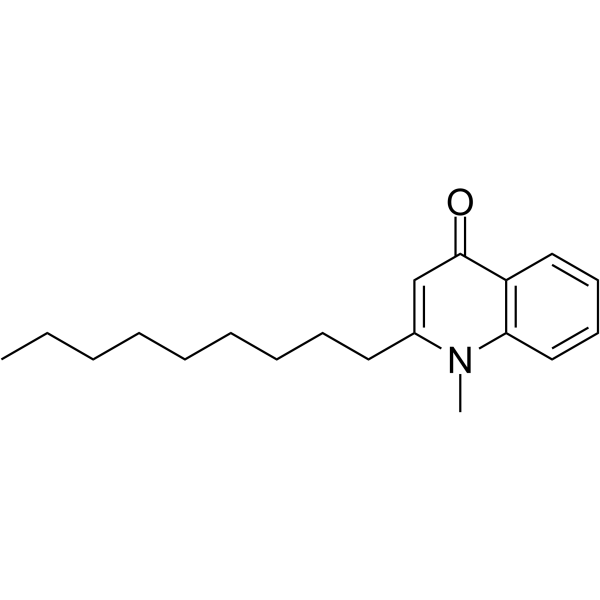 1-Methyl-2-nonyl-4(1H)-quinolone Chemical Structure 1-Methyl-2-nonyl-4(1H)-quinolone
