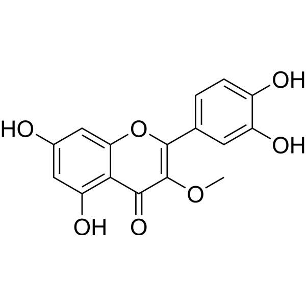 3-O-Methylquercetin Chemical Structure 3-O-Methylquercetin (Synonyms: 3-O-甲基槲皮素)