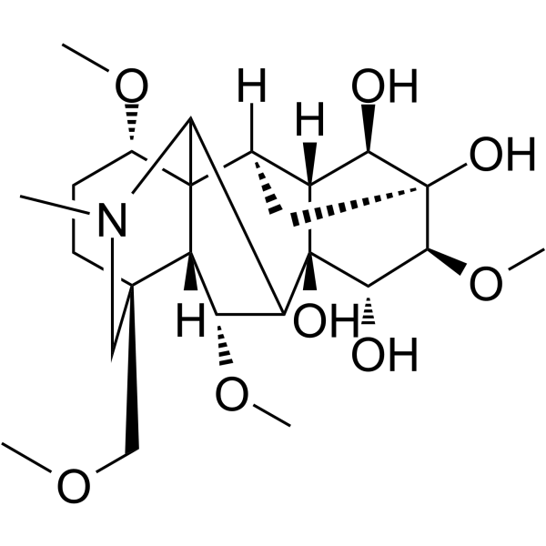 Hypaconine Chemical Structure Hypaconine